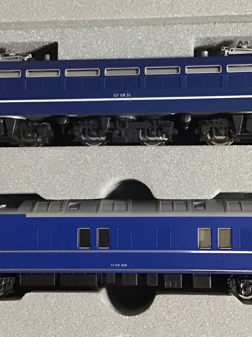 確認用 KATO 関水金属 Nゲージ EF66電気機関車と客車6両セット