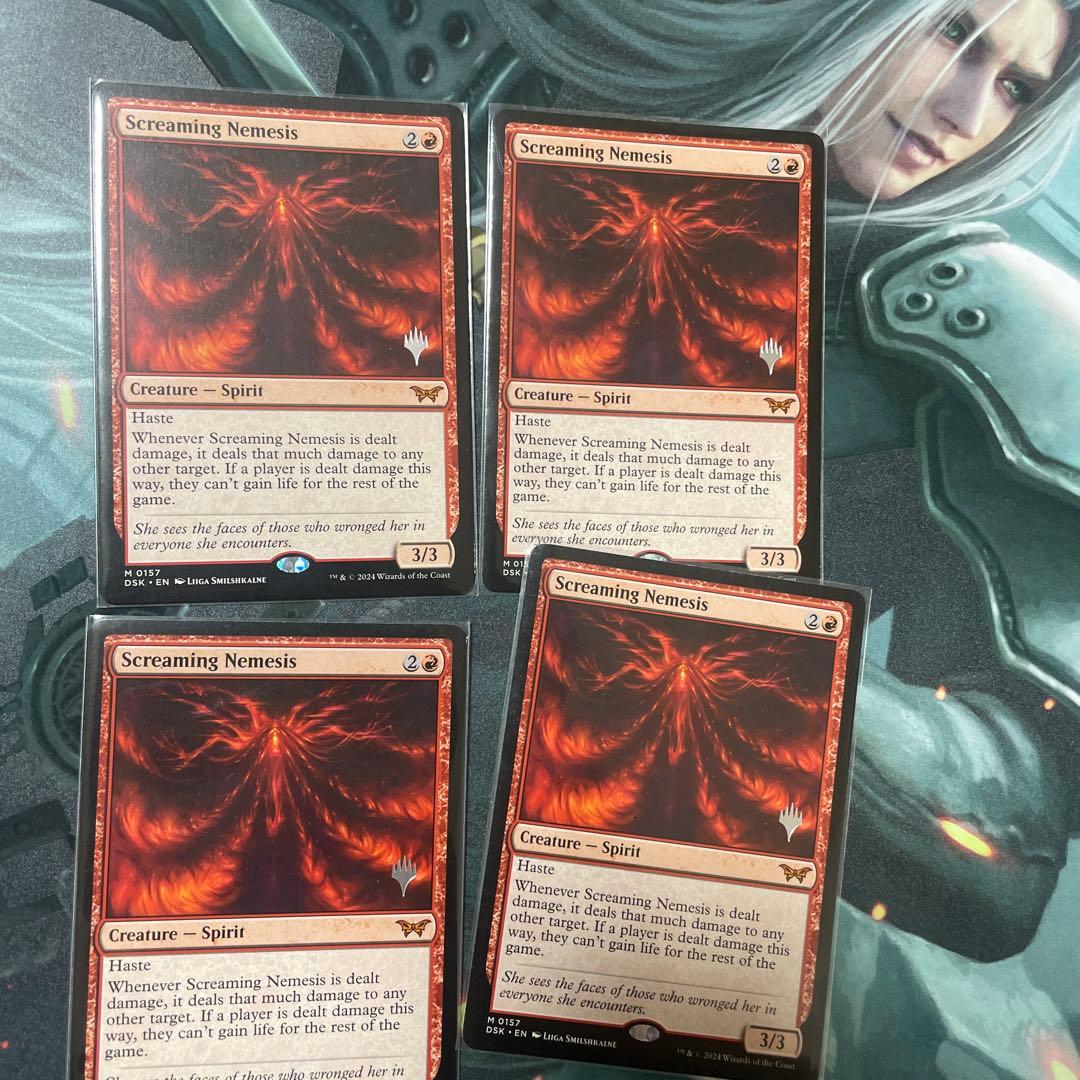 mtg 叫ぶ宿敵　プロモ　英語4枚セット