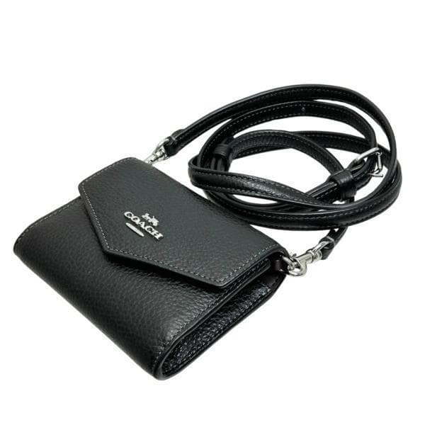 COACH コーチリファインド ペブルドレザー ミニ エンベロープ ウォレット