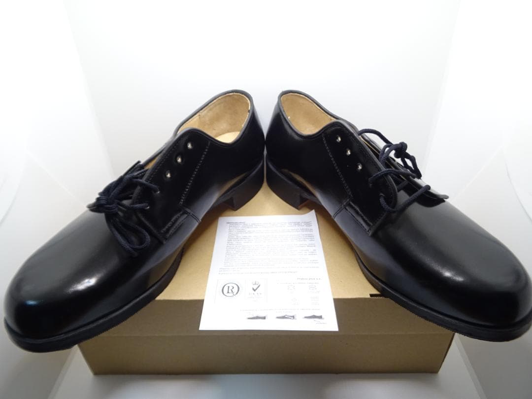 エ*オ様 新品チェコ軍オフィサーサービスシューズポストマンシューズ28.5cm黒