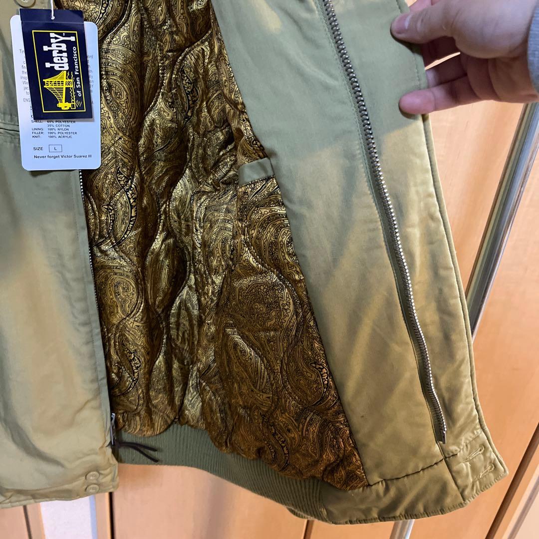 サイズL ダービーオブサンフランシスコ ダービージャケット ステッカー付き