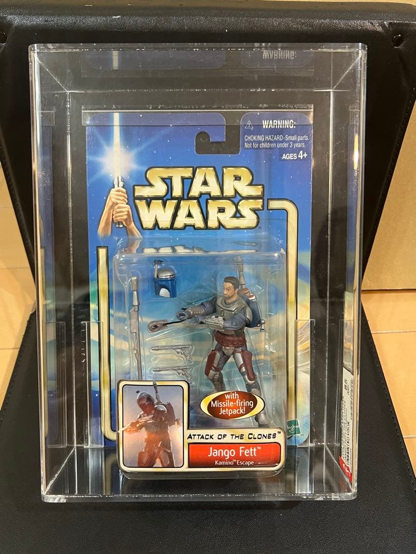 starwars Jango Fett ブルーヘルメット AFA85 鑑定済