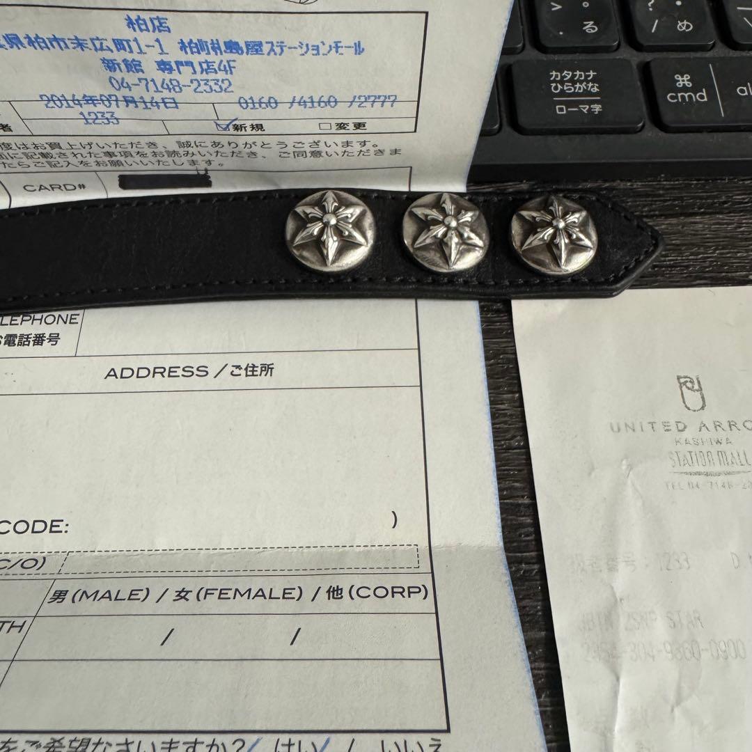 美品 CHROME HEARTS スターボール 3ボタン2スナップ