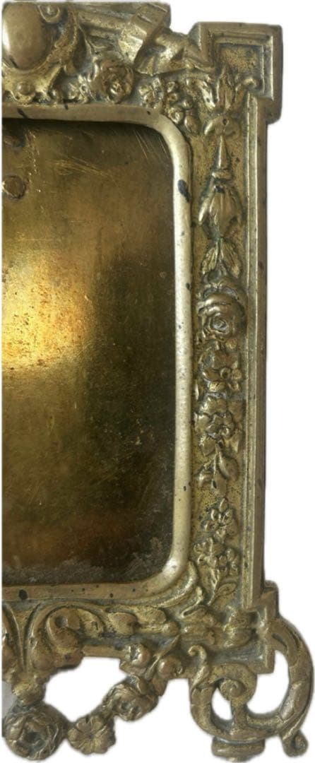 フランスアンティーク　ガーランド　ロココ　薔薇　フォトフレーム