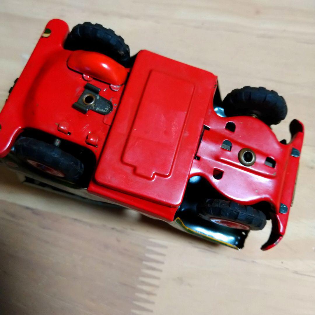 ブリキのジープ　ミニチュア