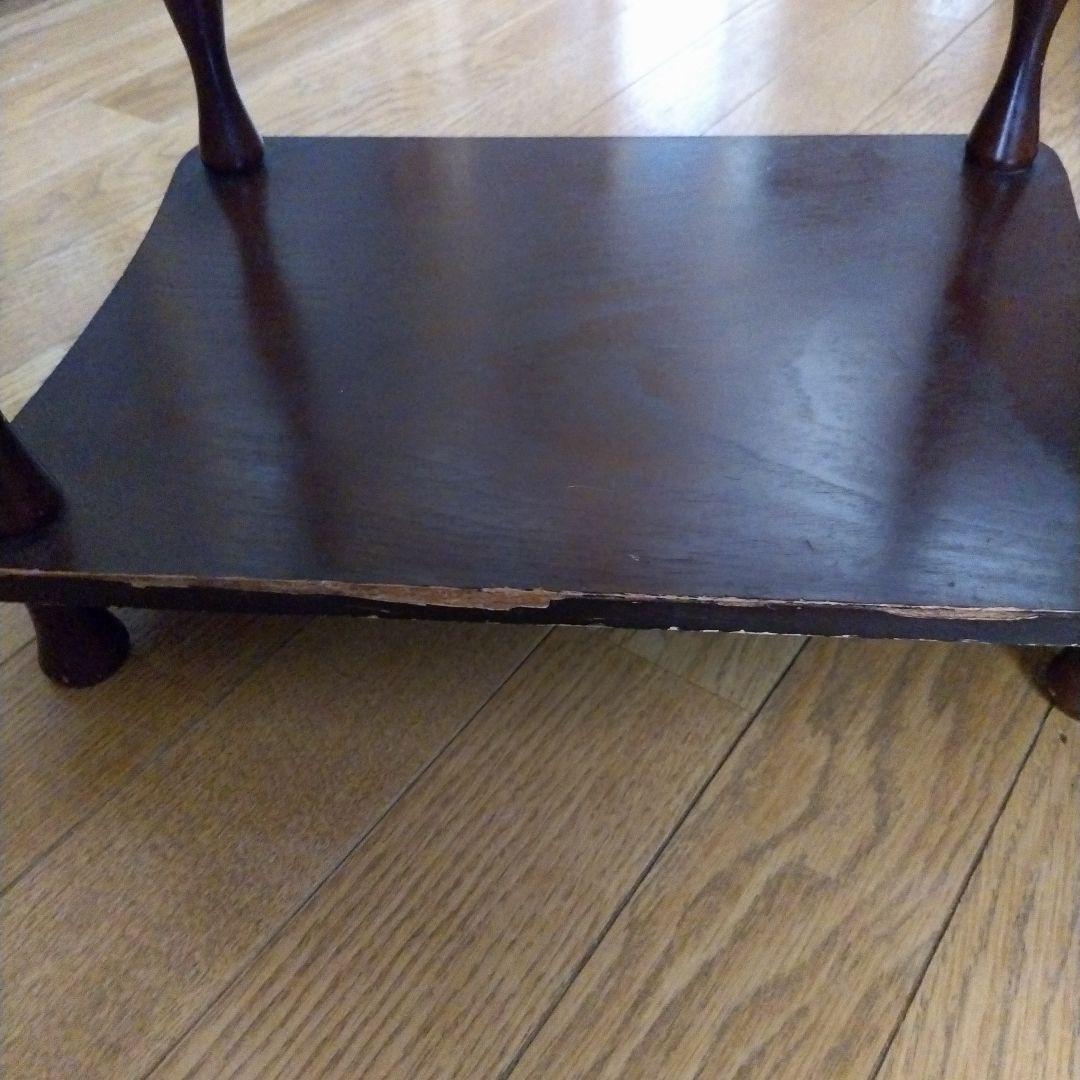 アンティーク レトロ ２段 棚