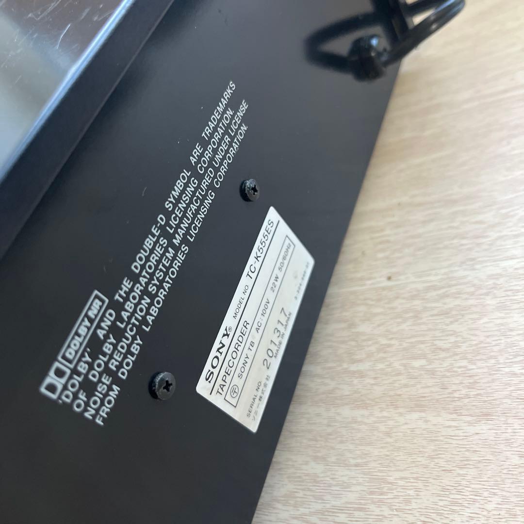 その他 Sony TC-K555ES