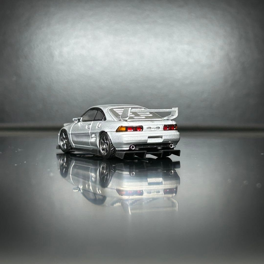 マイクロターボ PEAKO ピーコ 1/64 トヨタ　MR2 シルバー　開封品