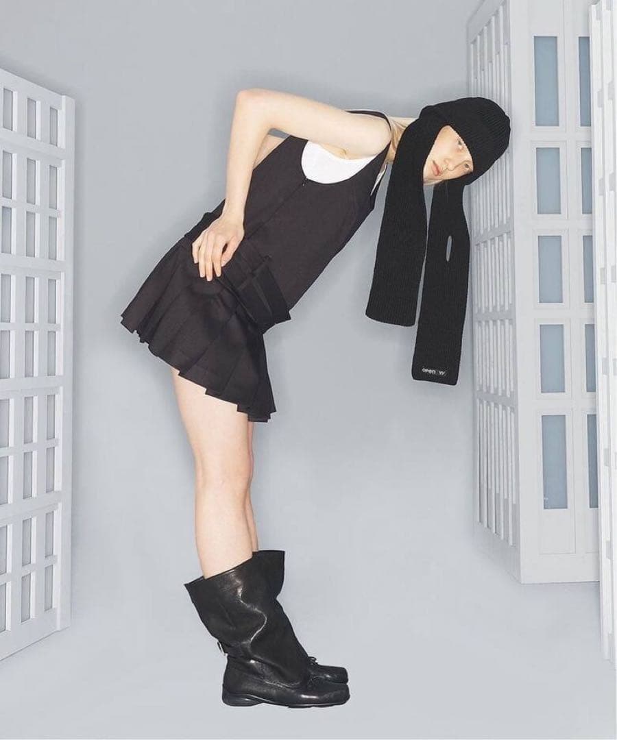 OPEN YY / オープンワイワイ　SCARF BEANIE