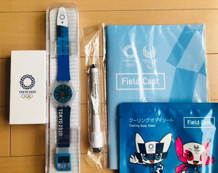 【限定品】TOKYO2020 スウォッチ& ボディシート&ノート