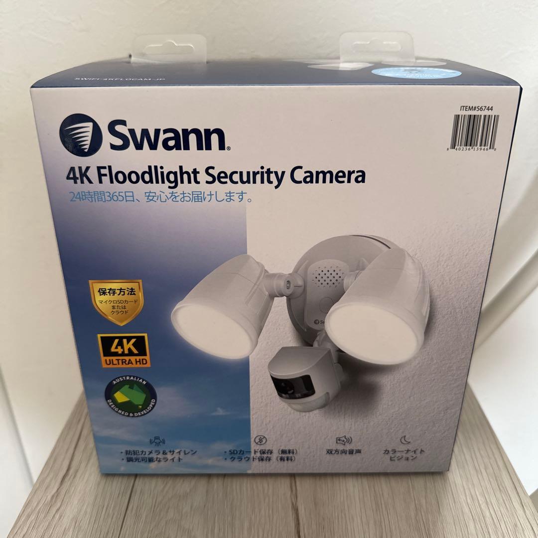 【4K防犯カメラ】4K Floodlight Security Camera