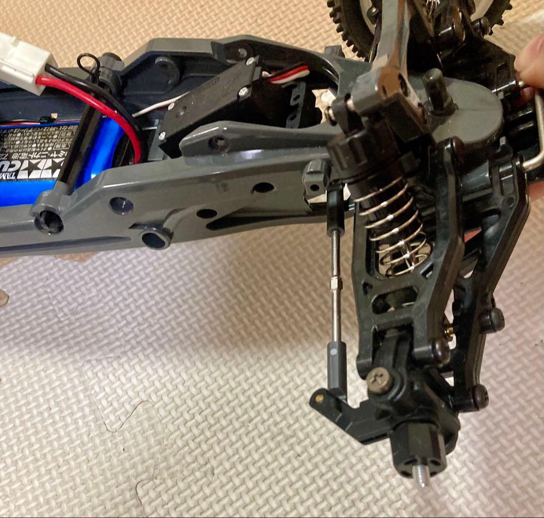 タミヤDT-03二駆バギーフルセット 前後DT-04ナックル（前六角ハブ）化