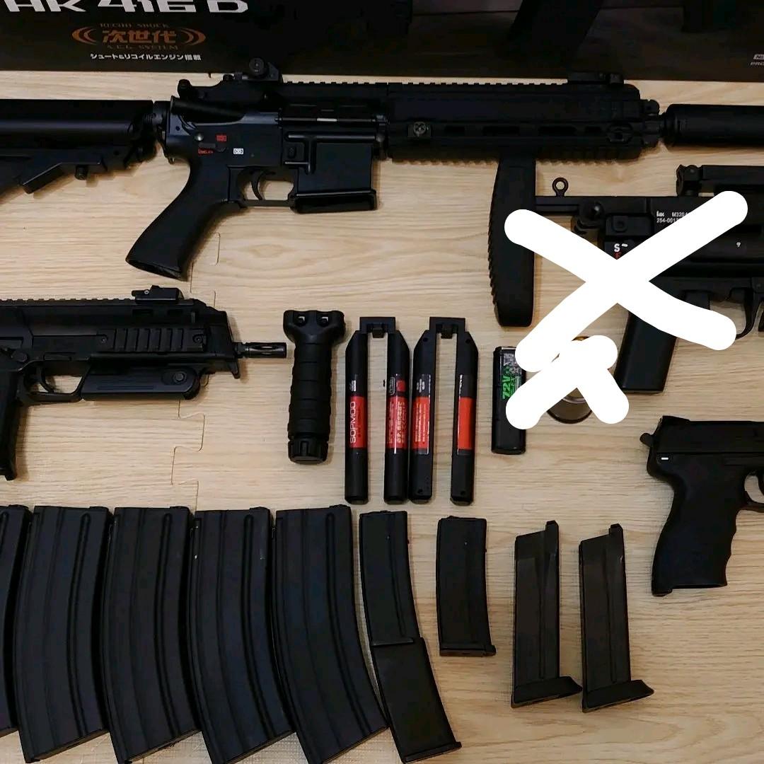 エアガン　東京マルイ純正品　HK416　セット