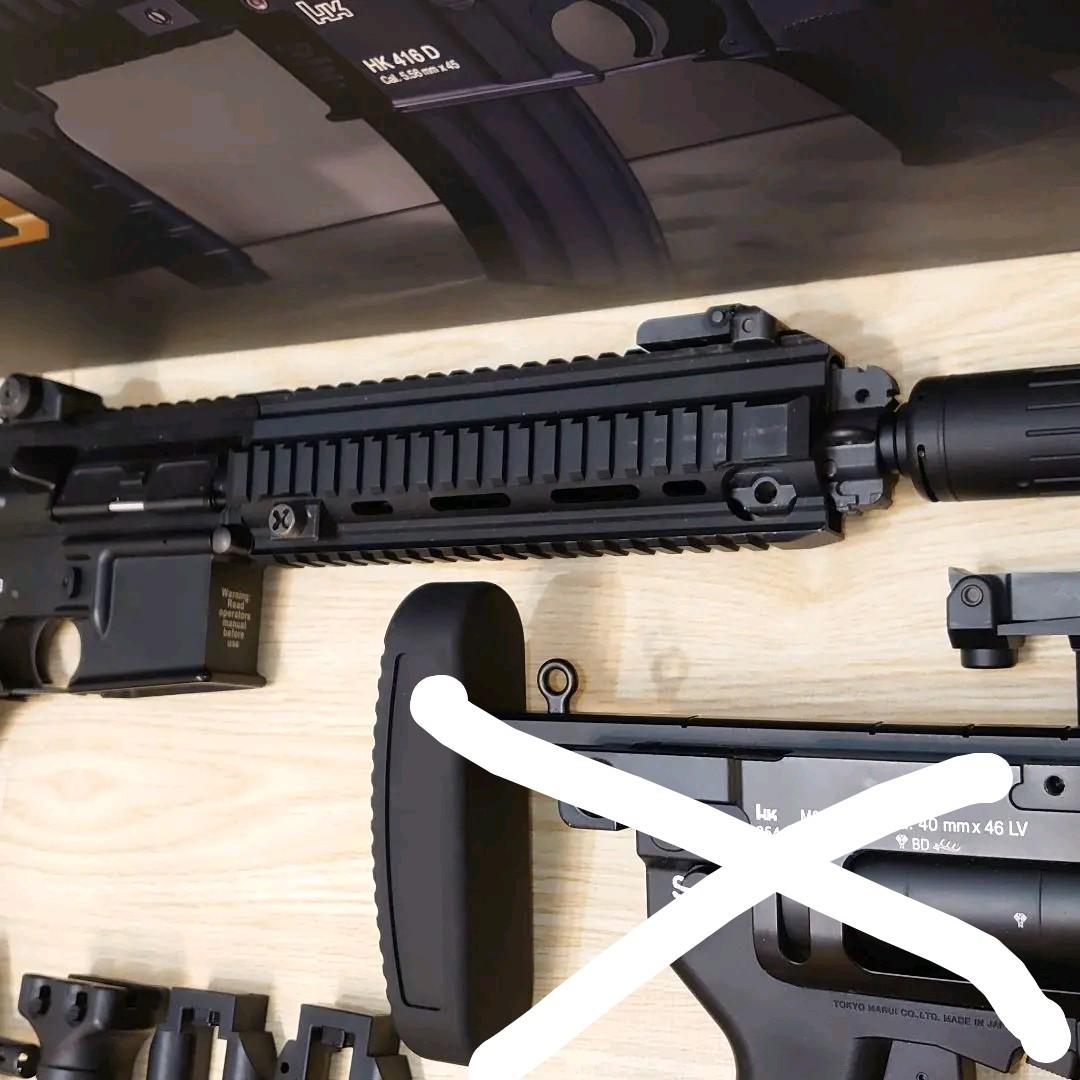 エアガン　東京マルイ純正品　HK416　セット