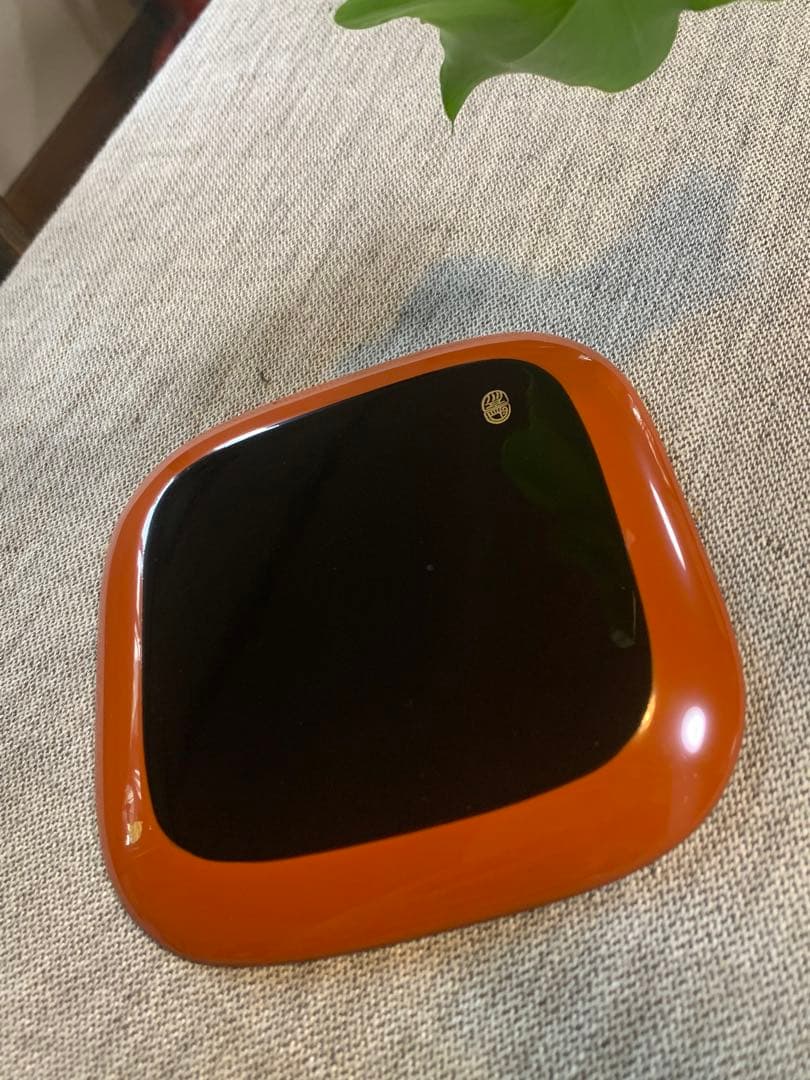 象彦 ZOHIKO 銘々皿 溜塗 金縁 未使用 木箱入 菓子皿 上質ヴィンテージ