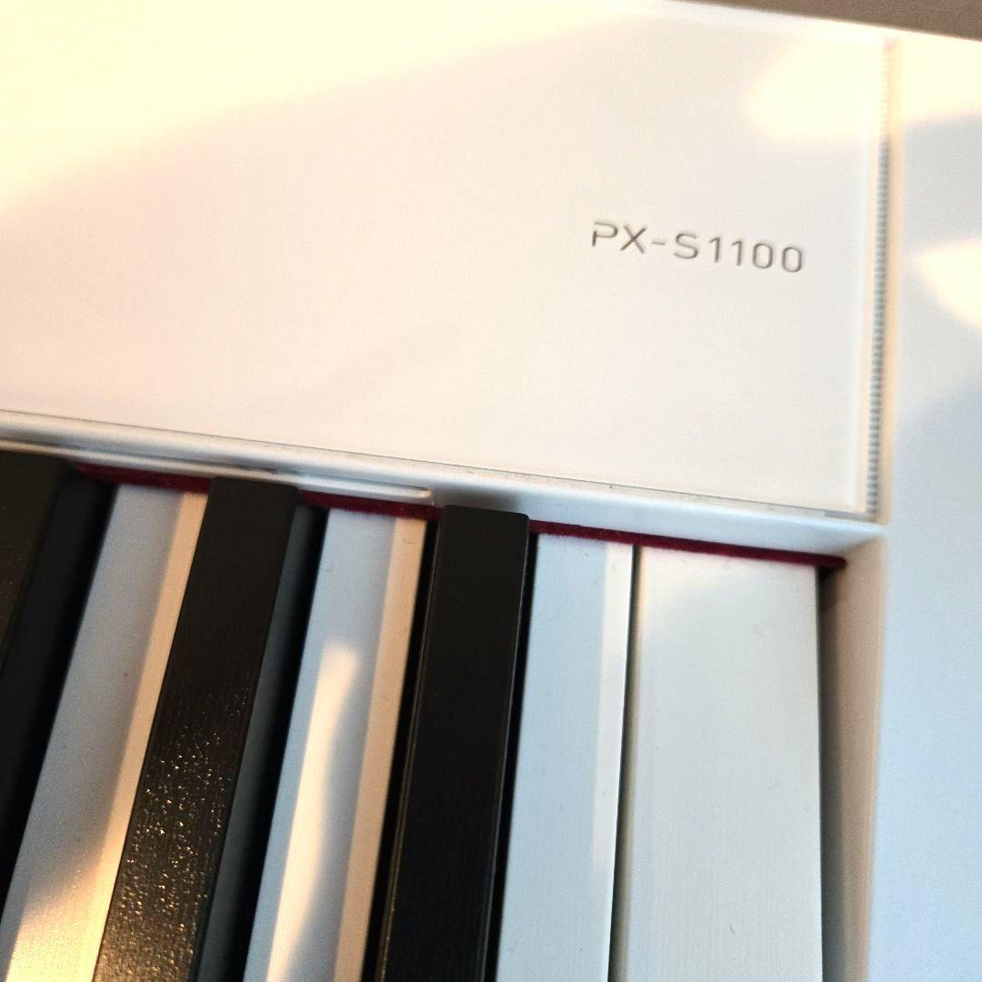 美品！CASIO Privia px-s1100 ホワイト電子ピアノ 88鍵