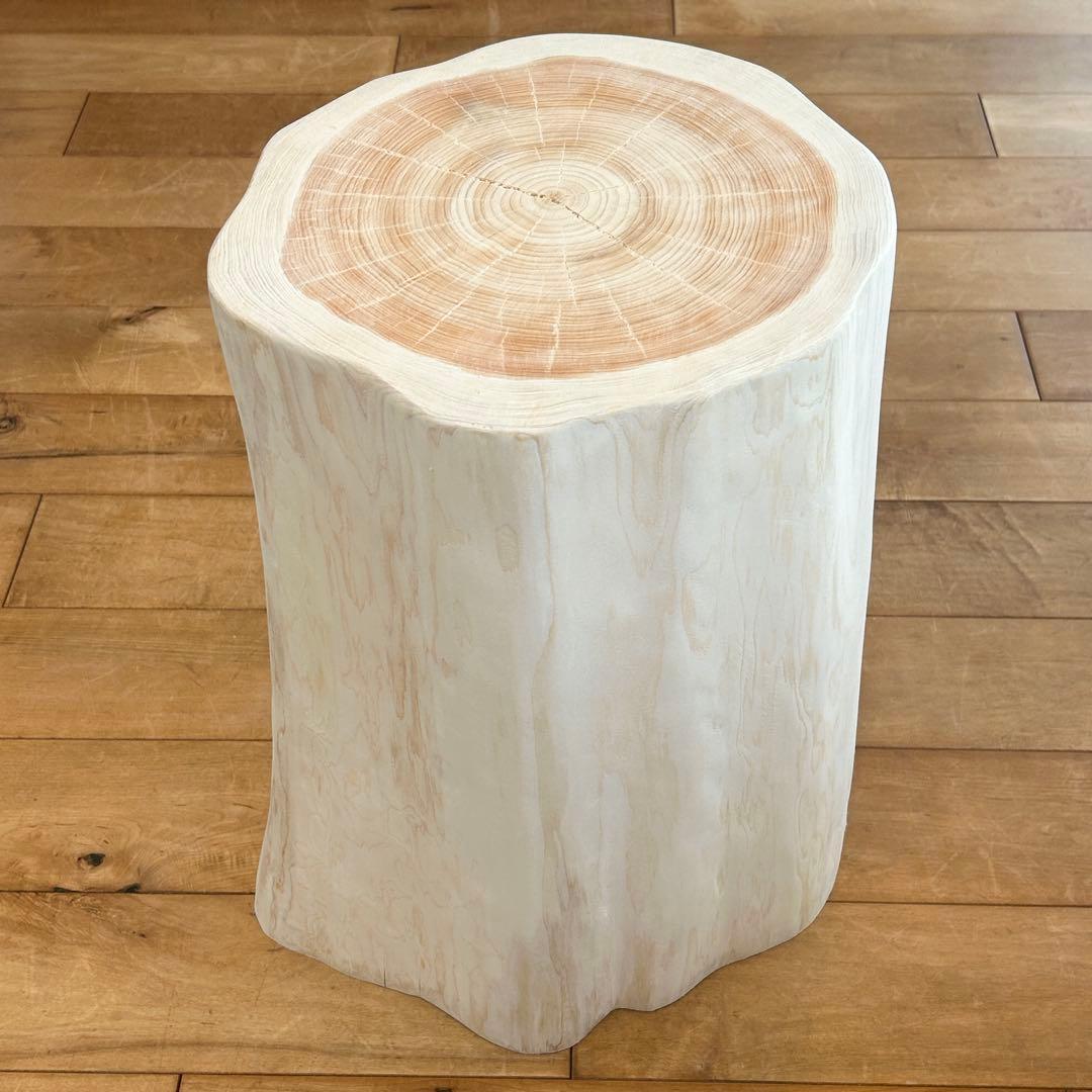 檜　丸太　椅子　フリル　1036