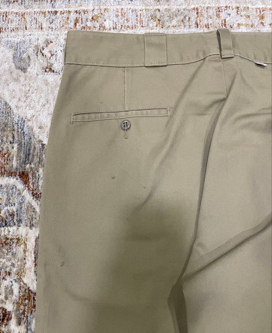 80s ディッキーズ 874 カーキ チビタグ USA製 ゴールデンサイズ