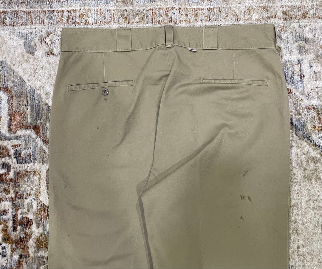 80s ディッキーズ 874 カーキ チビタグ USA製 ゴールデンサイズ