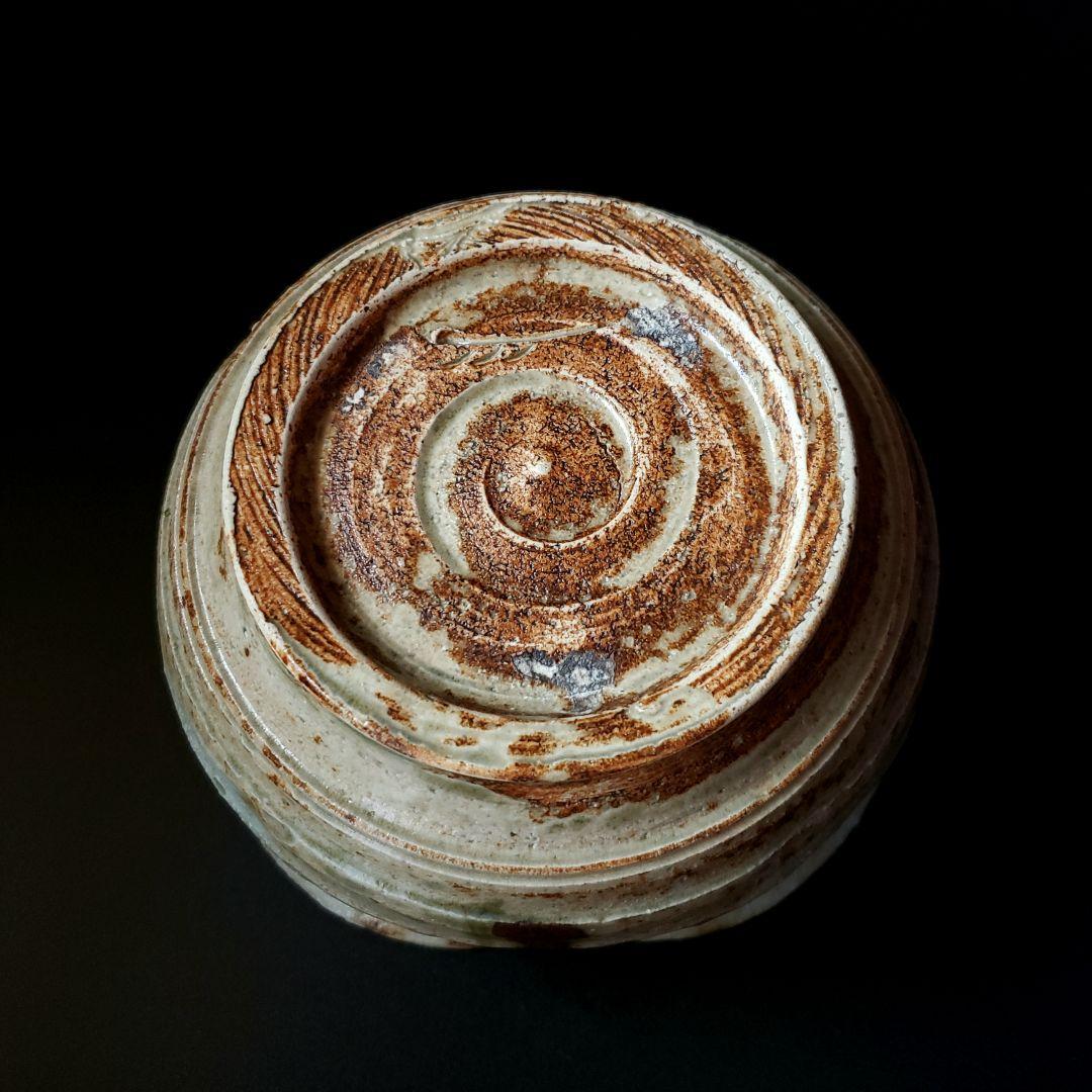 茶道具 美濃伊賀 エフゴ形 建水 加藤弥右衛門 共箱 美濃焼 陶芸 出物 工芸品