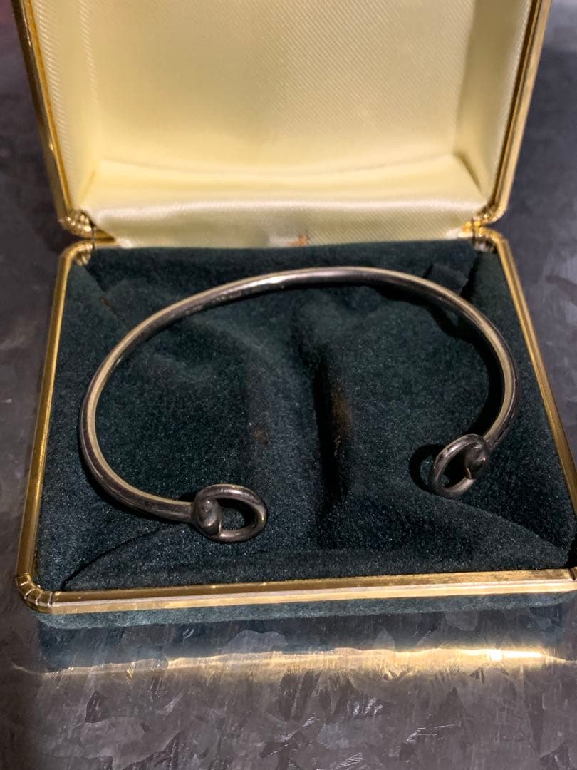 グッチ GUCCI ホースビット バングル SV925 メキシコ製 ヴィンテージ