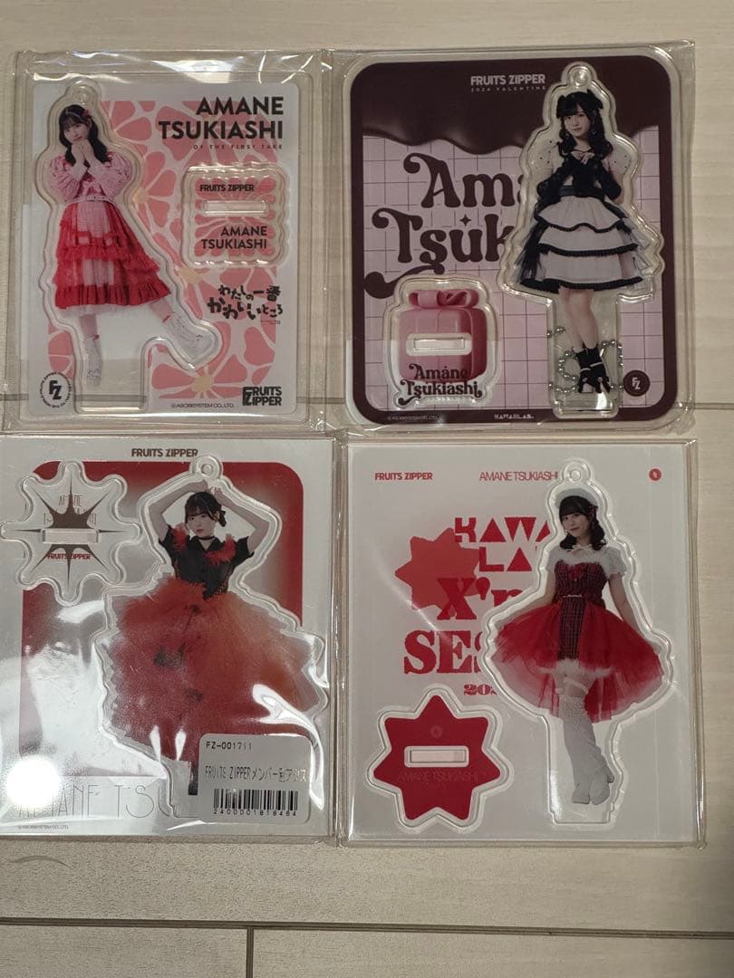 FRUITS ZIPPER 月足天音 アクスタ セット 12枚