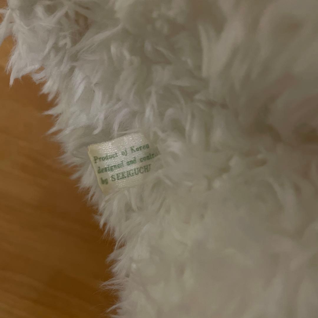 ★激レア★希少★韓国製セキグチ★リアル白熊ぬいぐるみ★BIGサイズ★