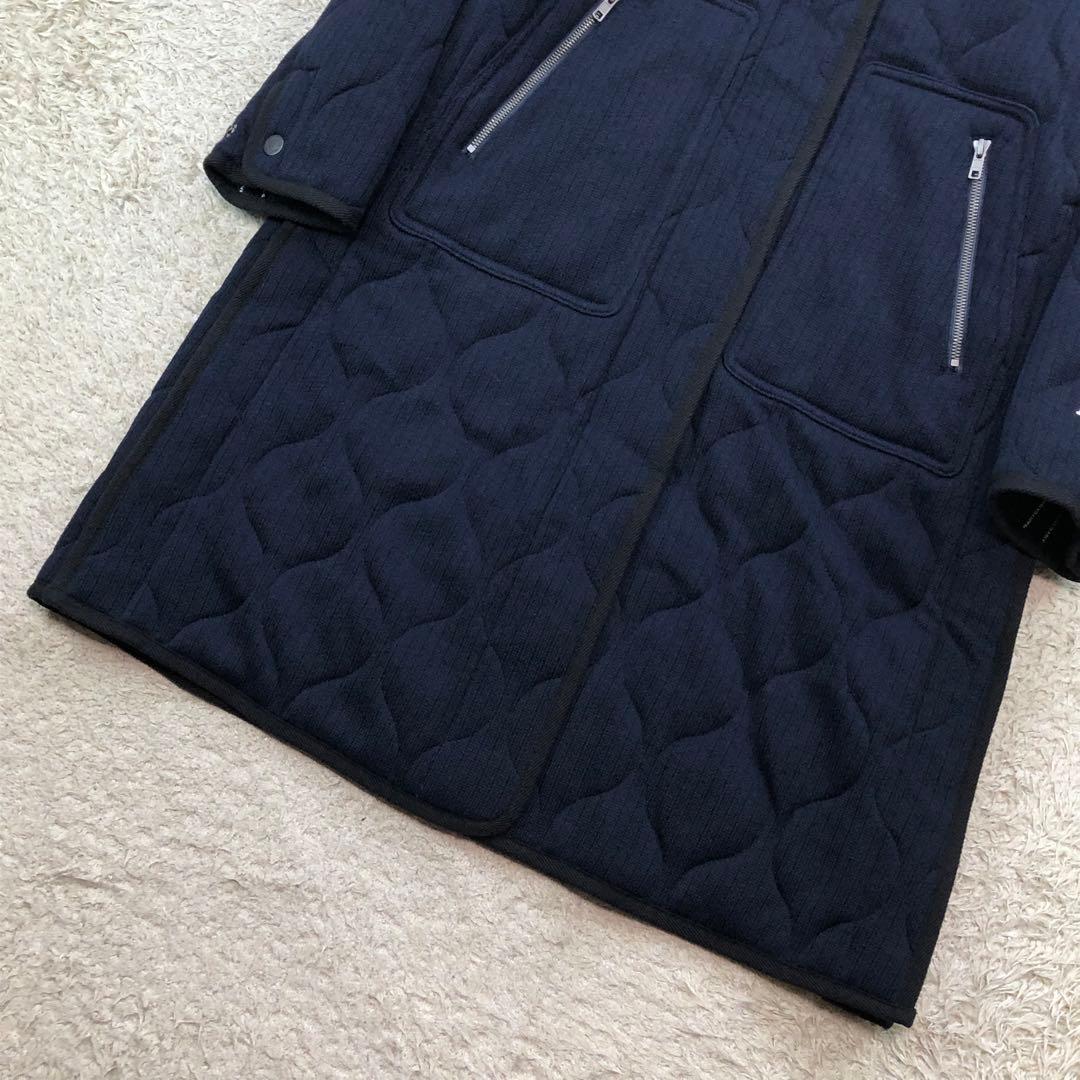 美品 パーリーゲイツ キルティングコート ひょうたんキルト ロング丈 0サイズ