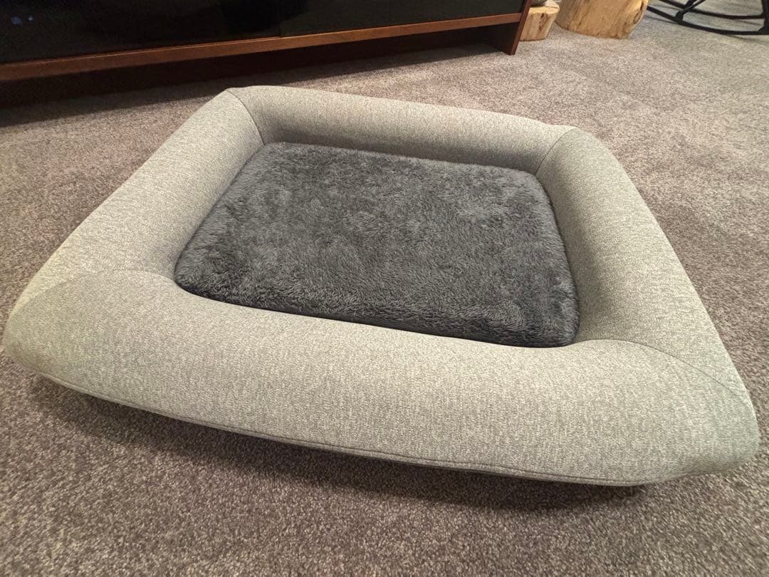 gugu 犬用ベッド グレー Sサイズ 小型犬向き