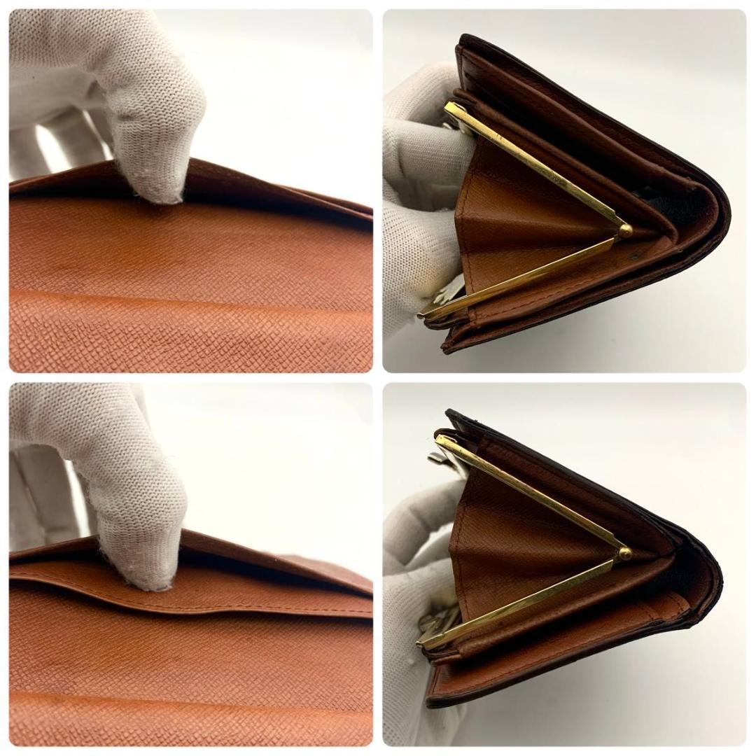 鑑定済み ルイヴィトン ポルトフォイユ ヴィエノワ モノグラム 革 財布 がま口