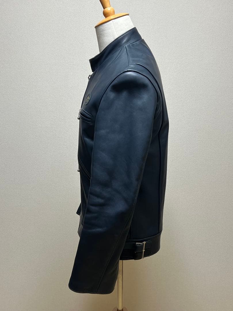 Lewis Leathers スーパースポーツマン ホース 40 ネイビー