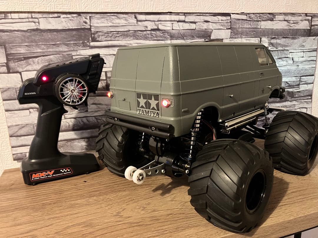 TAMIYA ランチボックス　遊び心ミリタリー風　CW-01シャーシ