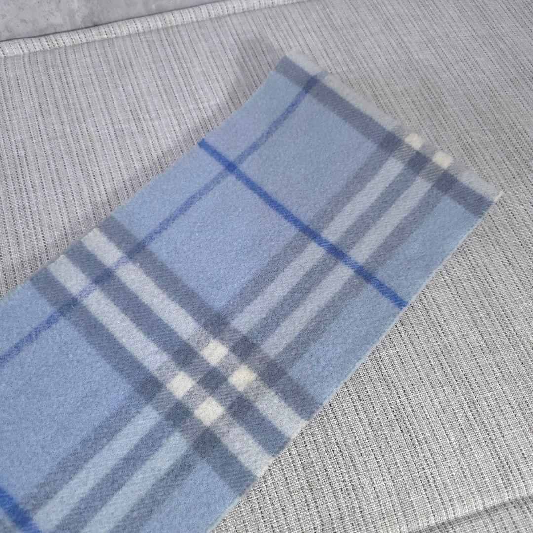 BURBERRY　バーバリー　ロンドン　カシミヤ混　マフラー　ノバチェック