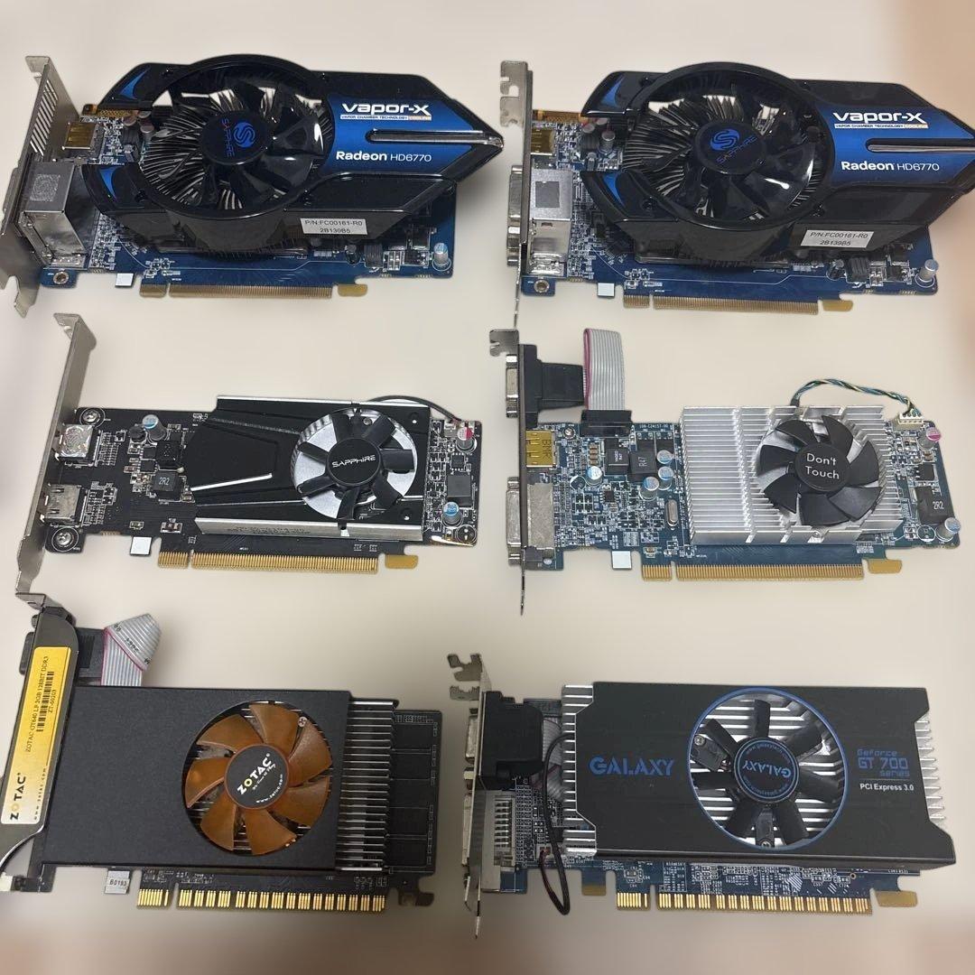 グラボ各種まとめ売り GT640 /GTS450/R7 240 他いろいろ