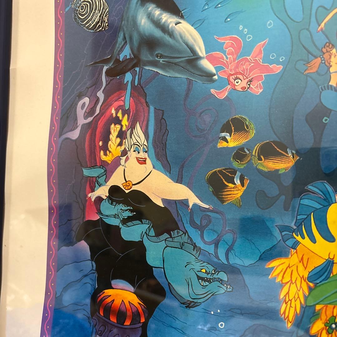 ラッセン　ディズニー　コラボ　UNDER THE SEA ポスター　額装品