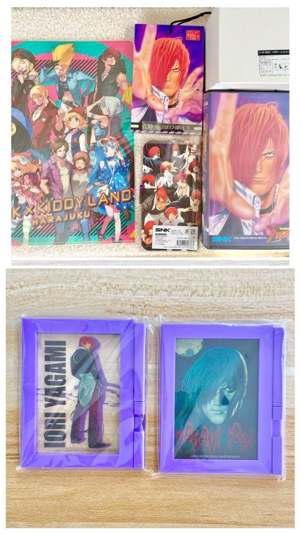 【未開封】KOF 八神庵展グッズセット　コラボクリアファイル