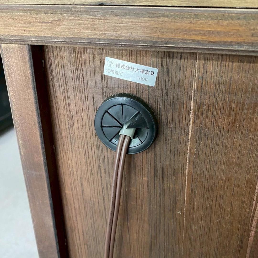 IDC大塚家具 ビエンナ ナイトテーブル サイドテーブル コンセント オーク材