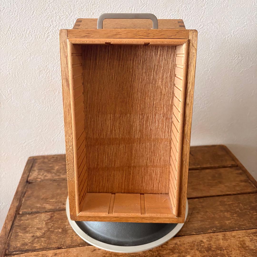 レトロ　トナカイ印　印鑑タワー　回転式ゴム印ケース　古道具 ショーケース　昭和