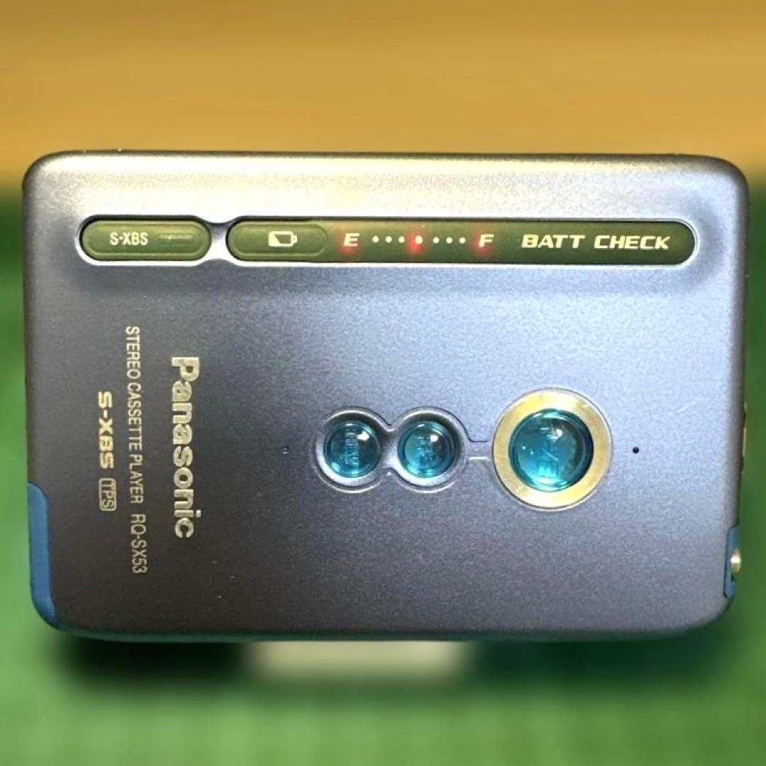【極美品DE修復品】Panasonic カセット プレーヤー RQ-SX53