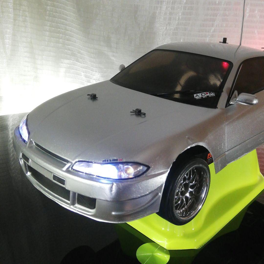 タミヤ S15 シルビア ドリラジ TT01 LED12灯 動作確認済