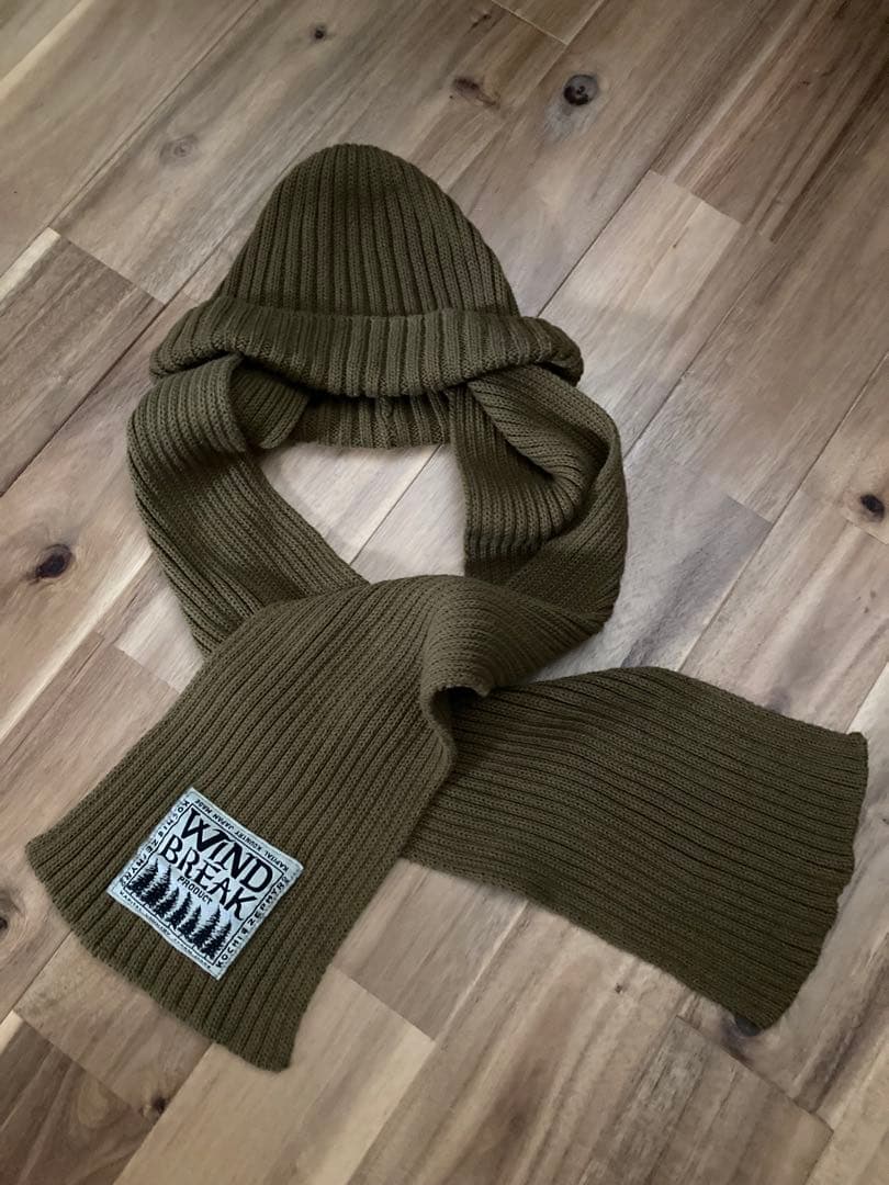 KAPITAL ニット帽　カーキ