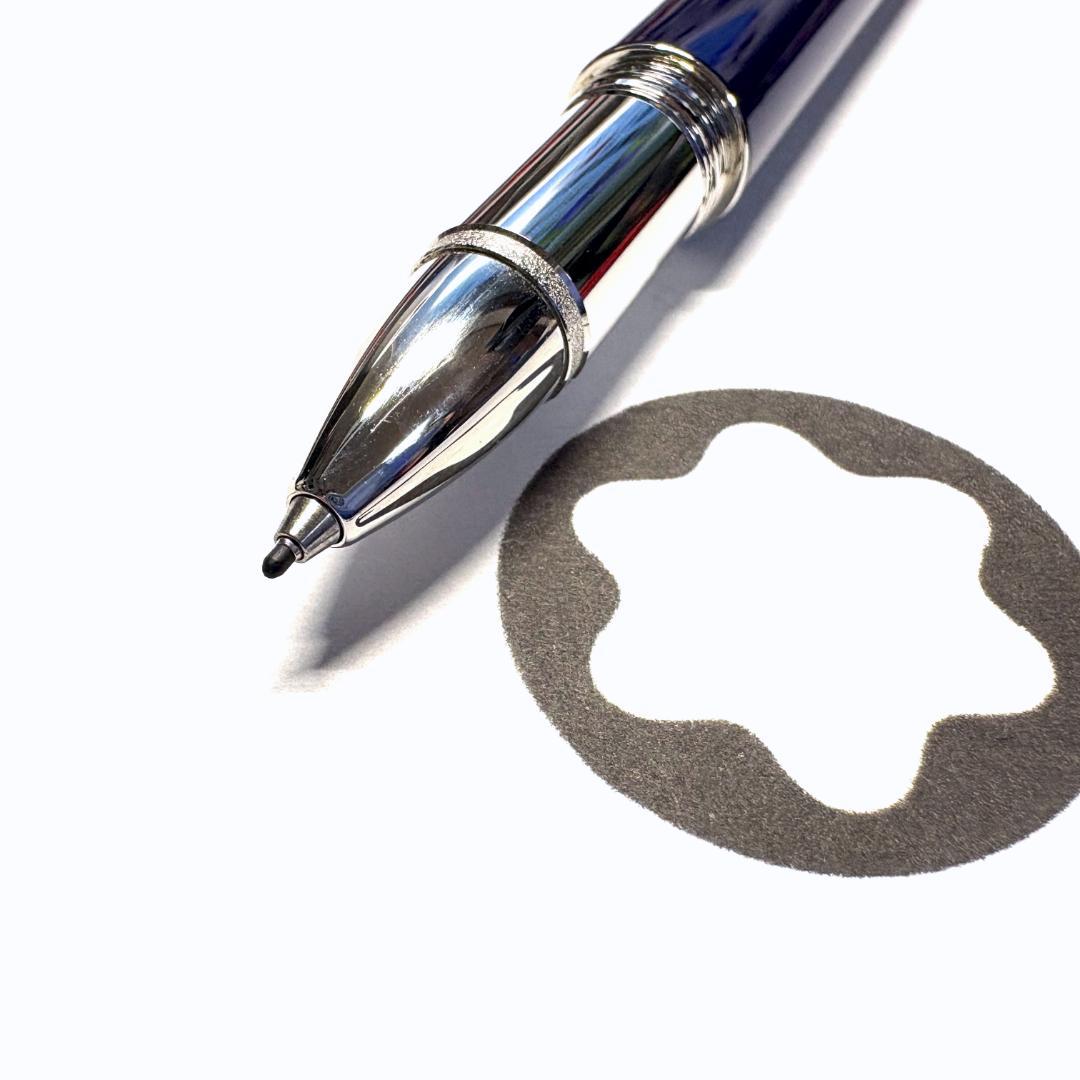 242.モンブラン　スターウォーカークールブルー　ファインライナー 　美品