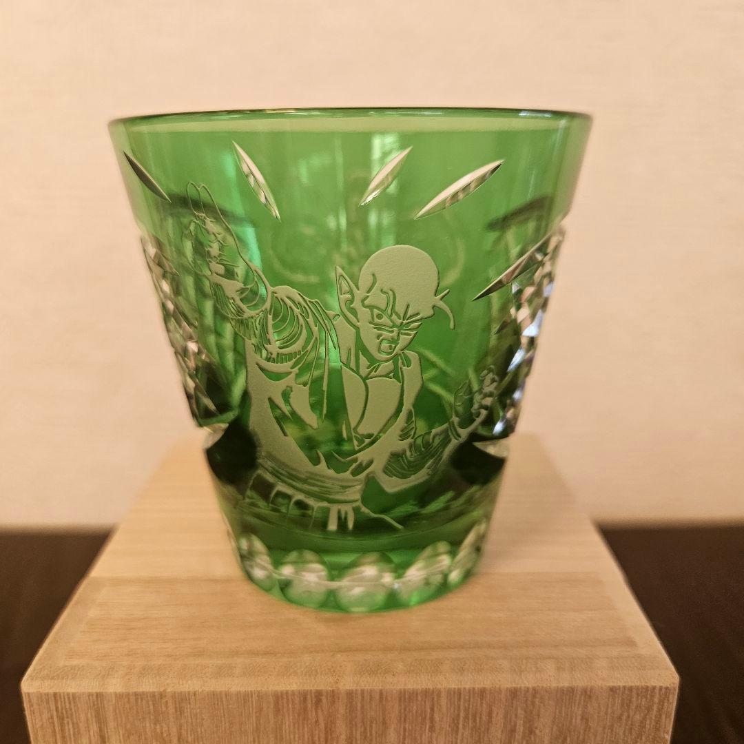 藤*村様 未使用 レア ドラゴンボール 切子 グラス 江戸切子 孫悟空 ピッコロ
