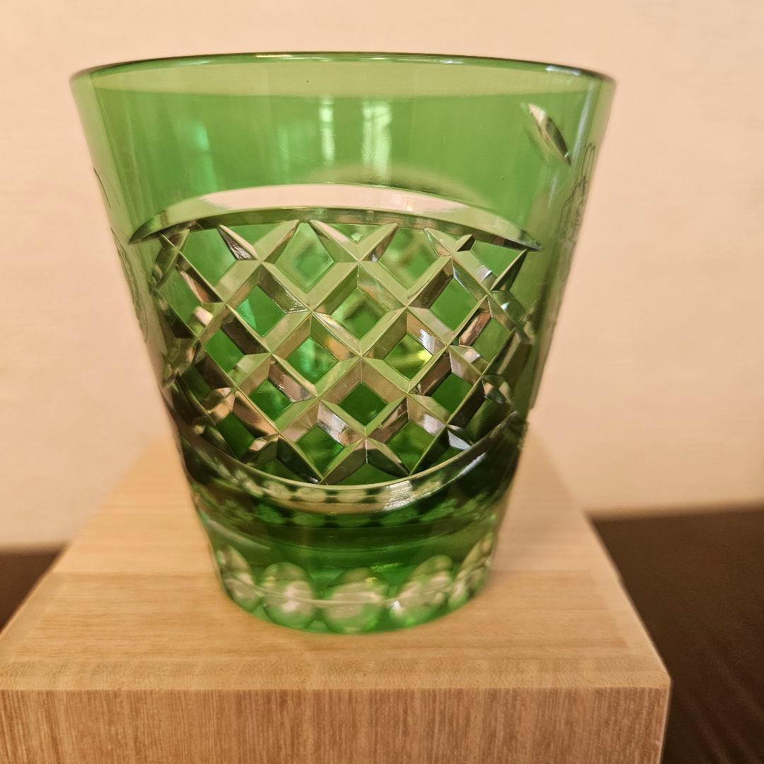 藤*村様 未使用 レア ドラゴンボール 切子 グラス 江戸切子 孫悟空 ピッコロ