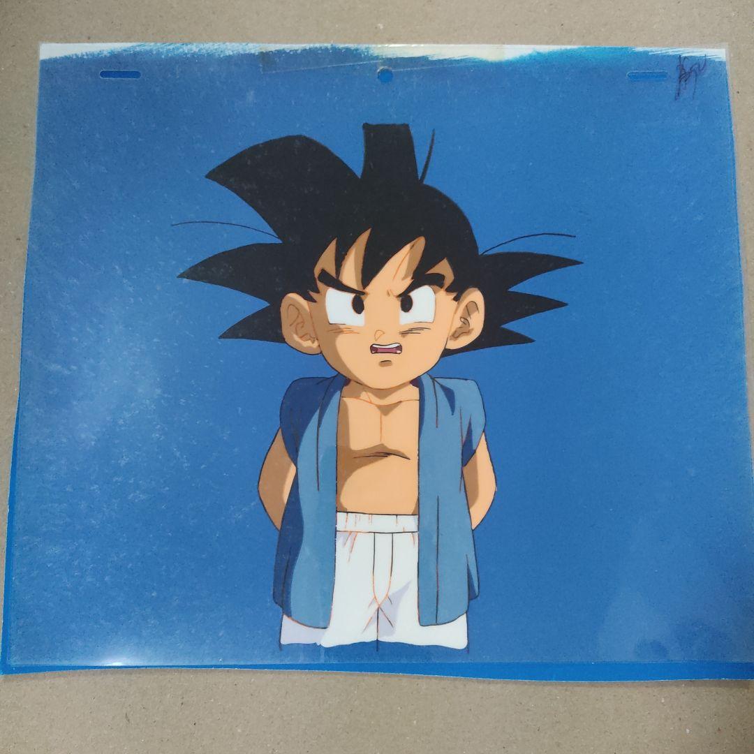 ドラゴンボール 孫悟空 セル画 直筆背景付き 鳥山明