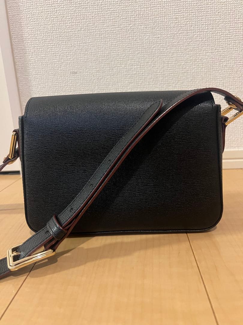 ロンシャン　ショルダーバッグ　メッセンジャー　黒