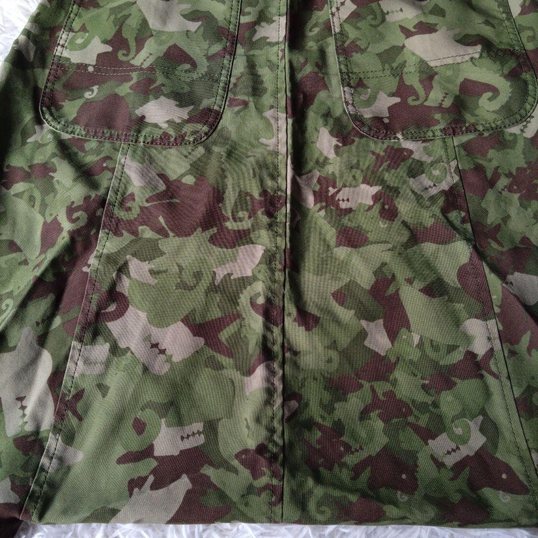 ブラックコムデギャルソン 　サルエルパンツ 動物迷彩