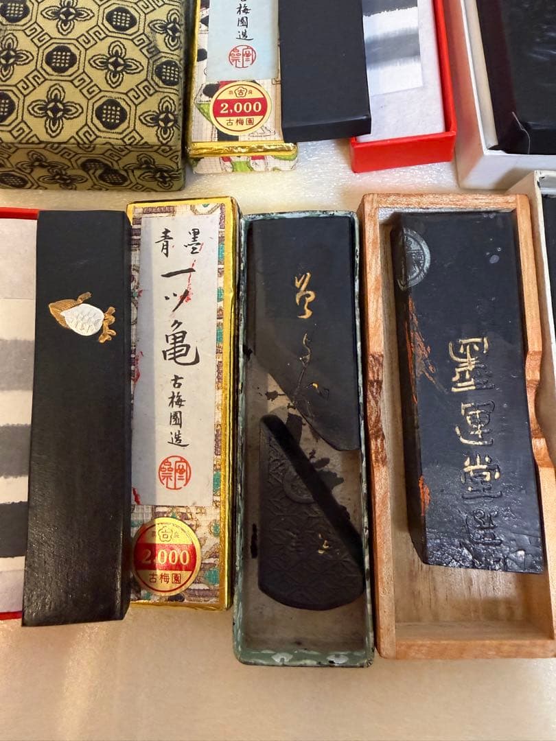 中国墨など 鉄斉翁書画宝墨 鉄斉 曹素功 美術品 上海 日本 書道 未使用＋中古