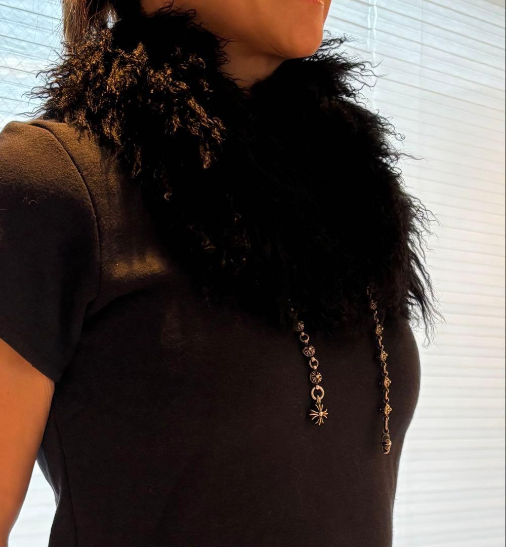 クロムハーツ　ファーネックウォーマー