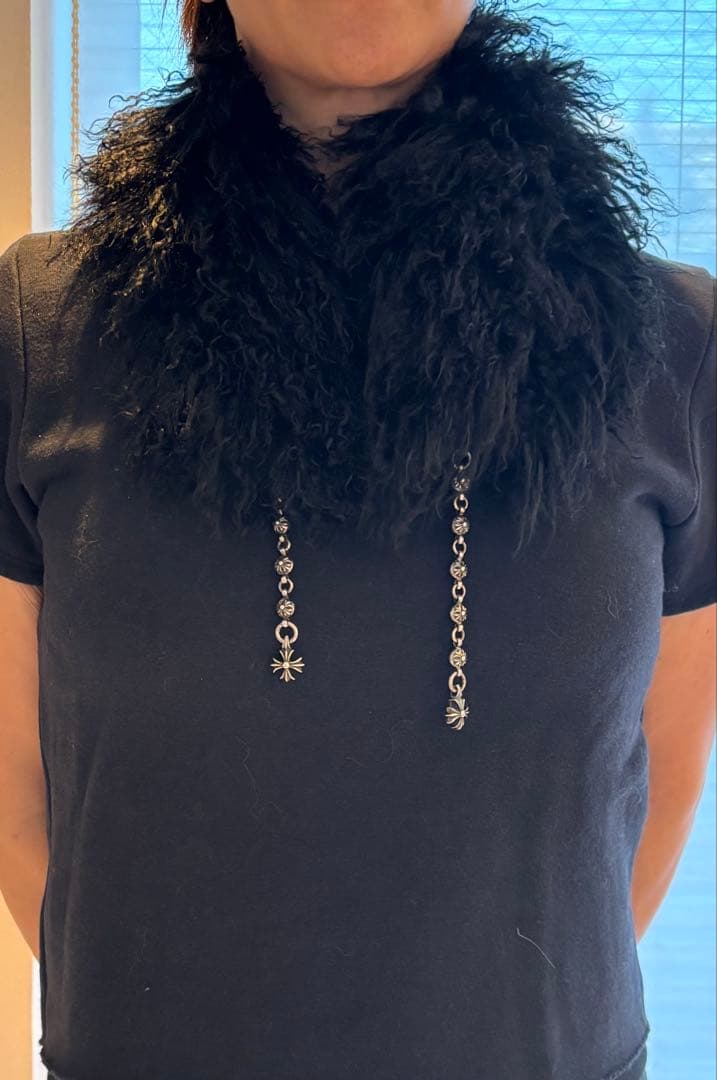 クロムハーツ　ファーネックウォーマー